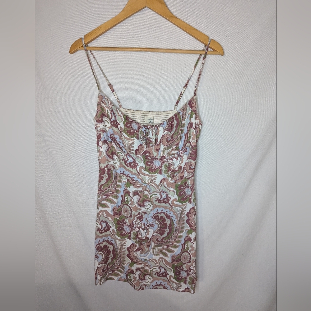 Wilfred‎ Aritzia Dress Womens 4 Floral Paisley Sleeveless Boho Prairie Sundress